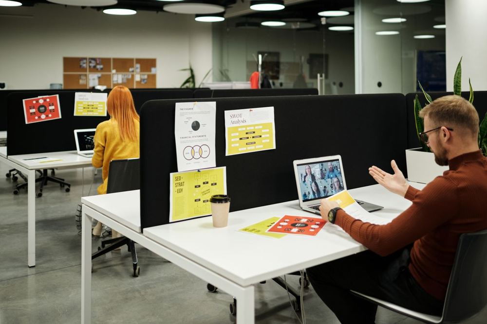 Open-plan office